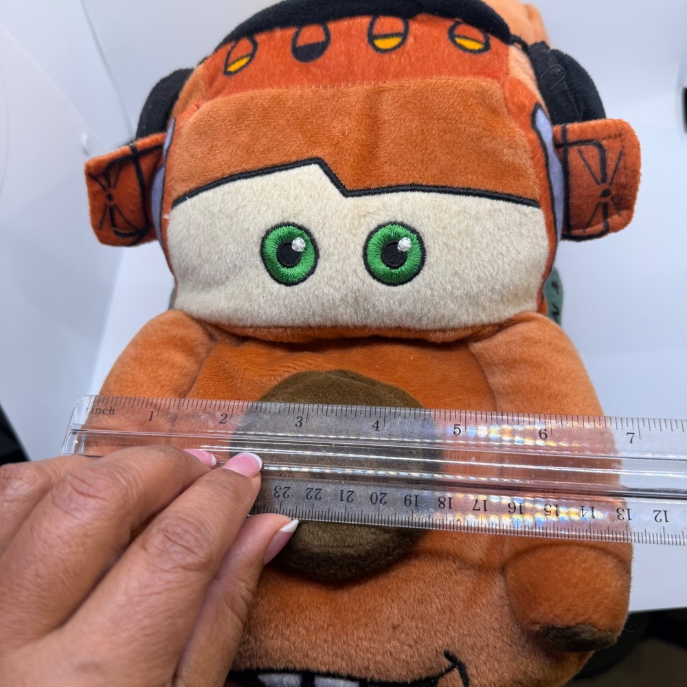 Disney Pixar Cars Mater Plush Stuffed Toy Towing Radiator Springs 7in Orange‎ - Picture 10 of 16